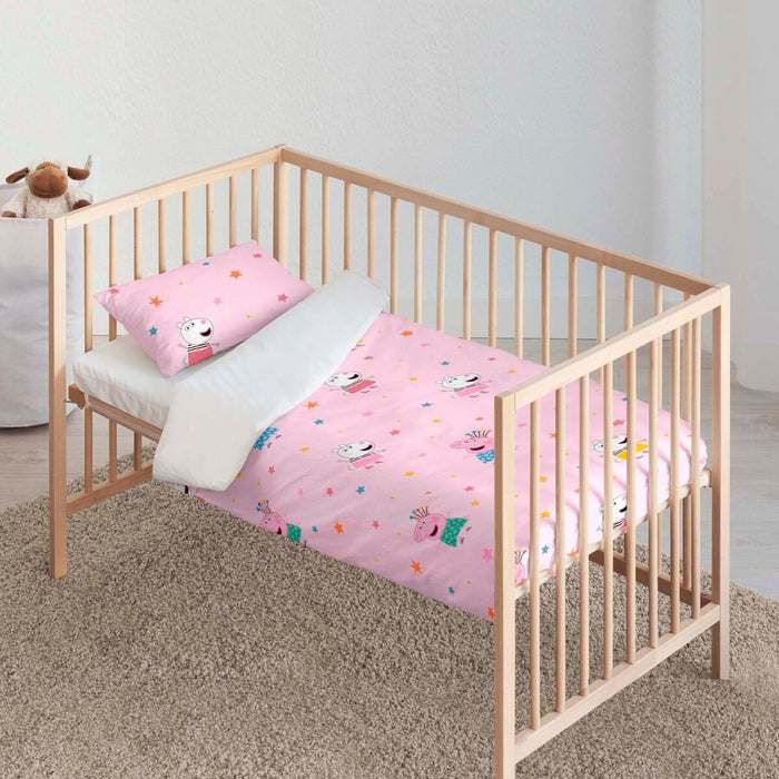 Husă de plapumă pentru pătuț Peppa Pig Awesome 115 x 145 cm