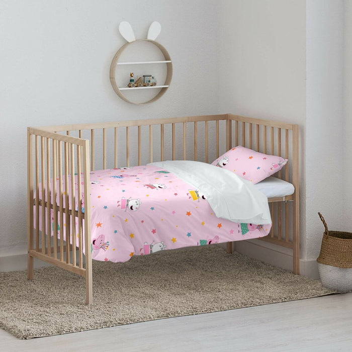 Husă de plapumă pentru pătuț Peppa Pig Awesome 115 x 145 cm