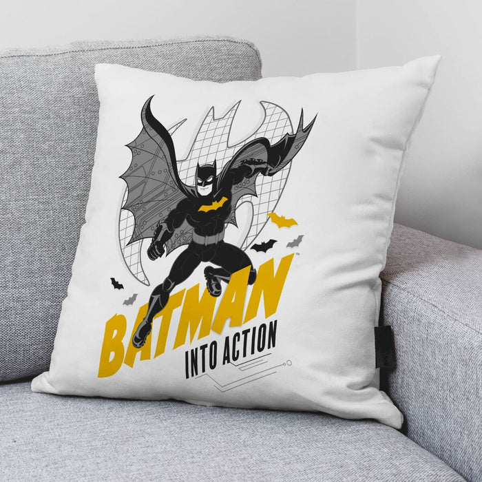 Husă de pernă de canapea Batman Batman Comix 1B Alb 45 x 45 cm