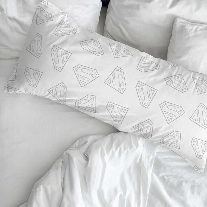 Față de pernă Superman Superman Alb 65 x 65 cm