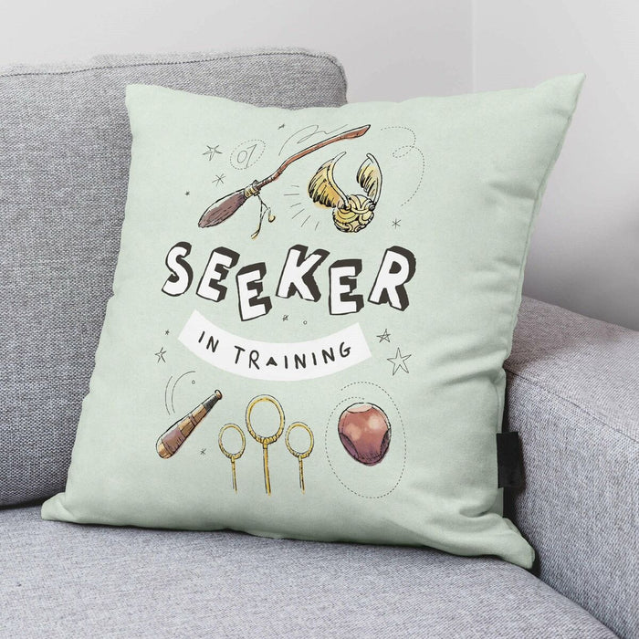 Husă de pernă de canapea Harry Potter Seeker Gri deschis 45 x 45 cm