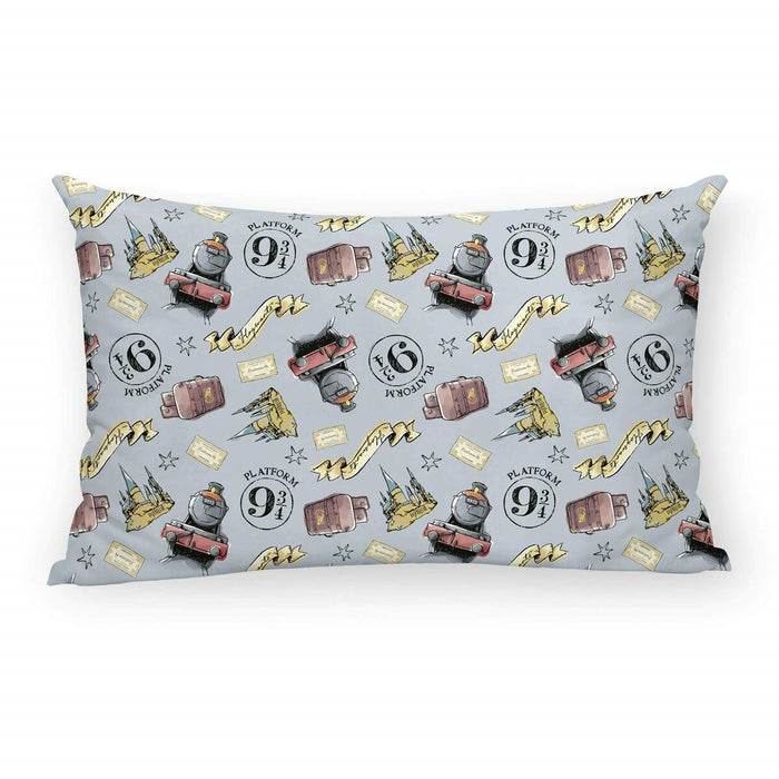 Husă de pernă de canapea Harry Potter Hogwarts Express Albastru deschis 30 x 50 cm