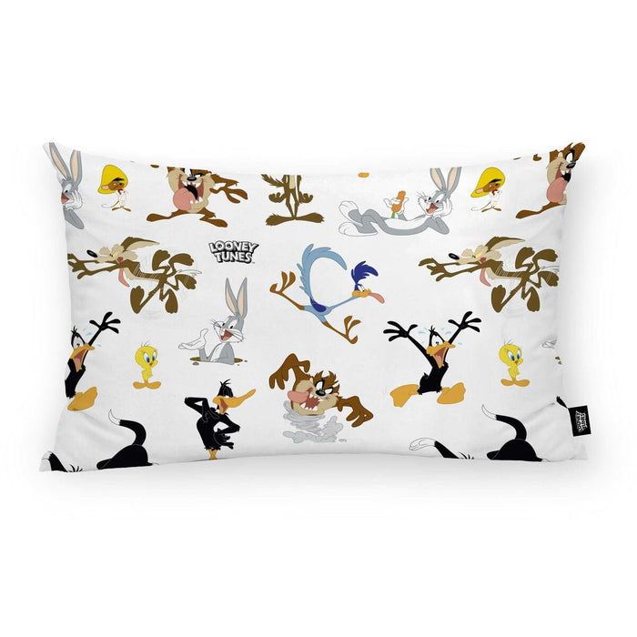 Husă de pernă de canapea Looney Tunes Looney Characters C Alb 30 x 50 cm