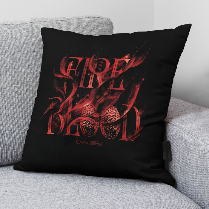 Husă de pernă de canapea Game of Thrones Fire Blood A 45 x 45 cm