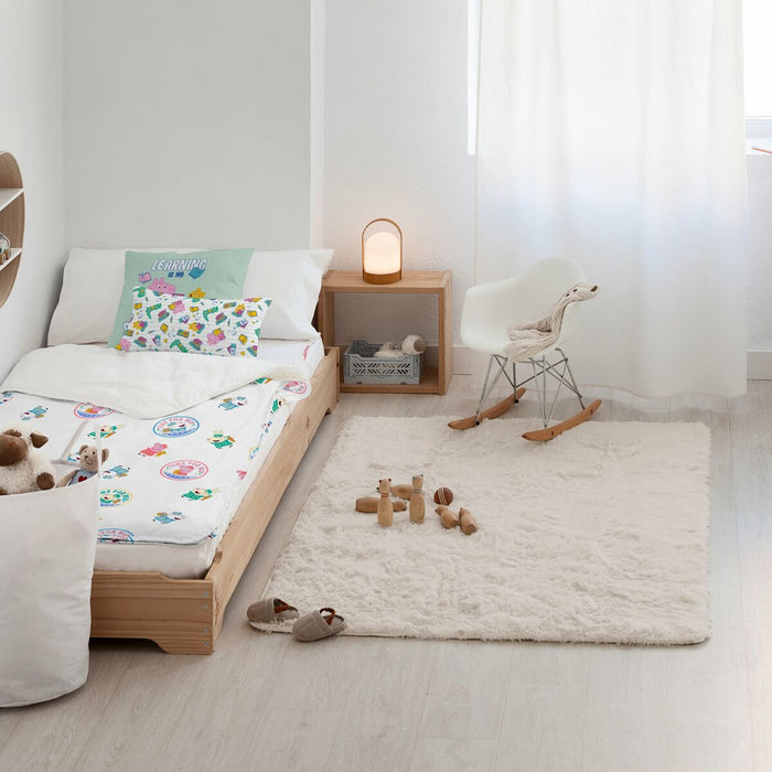 Pilotă cu fermoar Peppa Pig Time Bed Multicolor (90 cm)