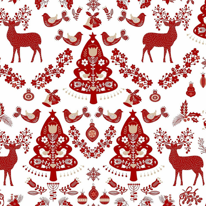 Față de masă din rășină rezistentă la pete Belum Merry Christmas 140 x 140 cm
