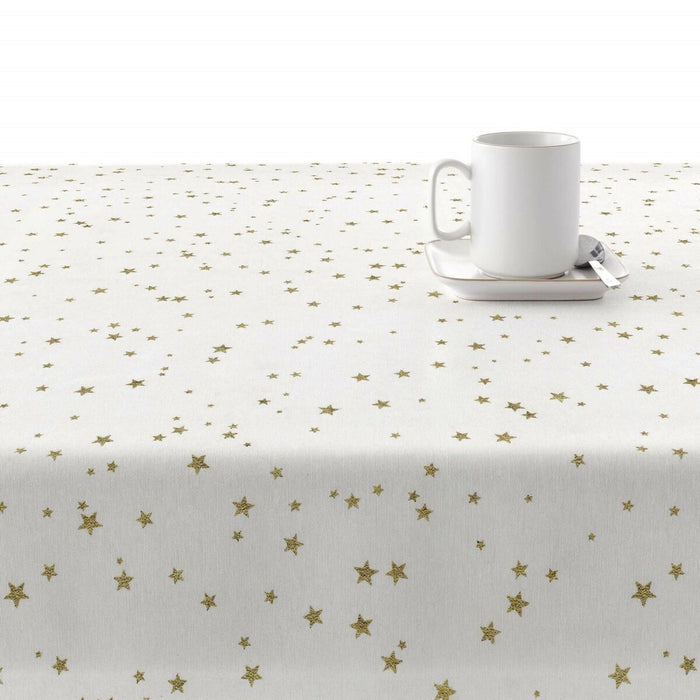 Față de masă din rășină rezistentă la pete Belum Stars Gold 250 x 140 cm