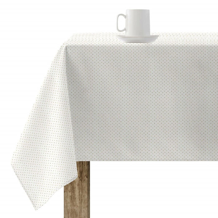 Față de masă din rășină rezistentă la pete Belum Dots Gold 200 x 140 cm