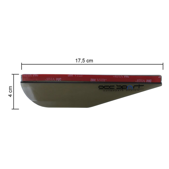 Protecție împotriva ploii pentru oglinda retrovizoare OCC Motorsport OCCDEC020 Fumuriu Universal 2 Piese