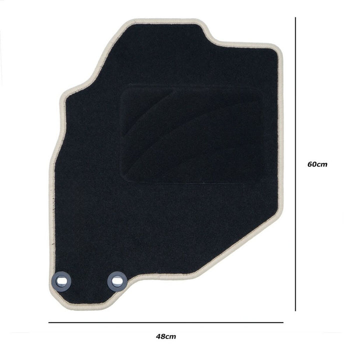 Covor de podea auto OCC Motorsport OCCHN0022GD Gri închis Gri