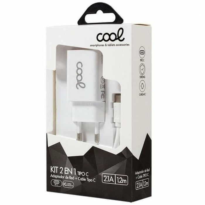 Încărcător de Perete + Cablu USB-C Cool