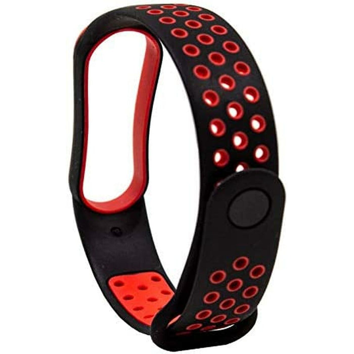 Curea pentru Ceas Cool Roșu Xiaomi Mi Band 5, 6, Amazfit Band 5