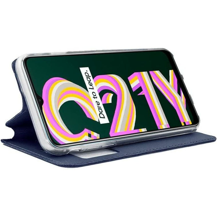 Husă pentru Mobil Cool Realme C25Y | Realme C21Y Albastru Realme C21Y, C25Y Realme