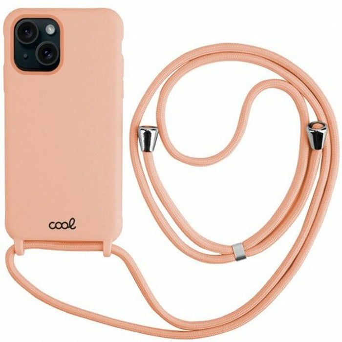 Husă pentru Mobil Cool iPhone 15 Roz Apple
