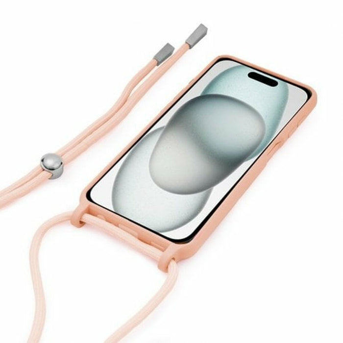 Husă pentru Mobil Cool iPhone 15 Roz Apple
