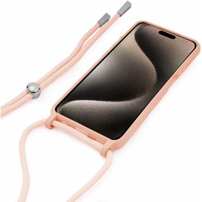 Husă pentru Mobil Cool iPhone 15 Pro Max Roz Apple