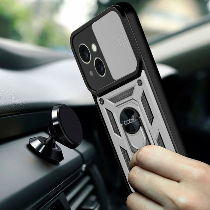 Husă pentru Mobil Cool iPhone 15 Plus Argintiu Apple