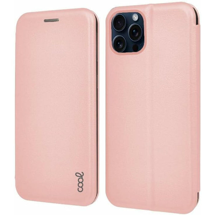 Husă pentru Mobil Cool iPhone 15 Pro Roz Apple