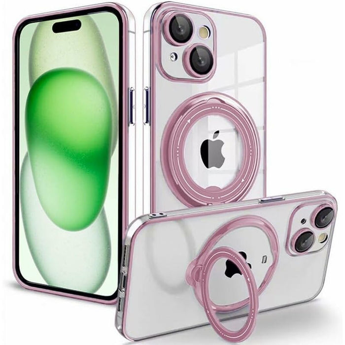 Husă pentru Mobil Cool iPhone 15 Plus Roz Apple