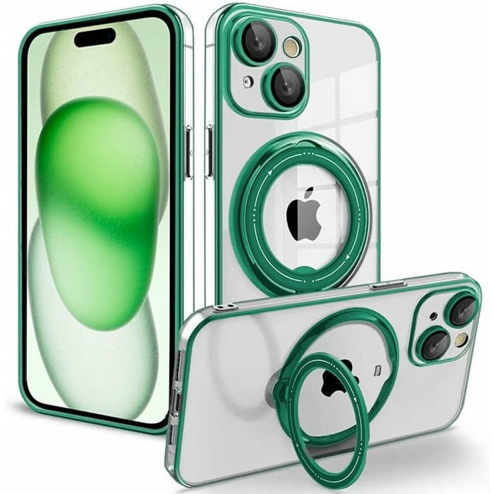 Husă pentru Mobil Cool iPhone 15 Plus Verde Apple