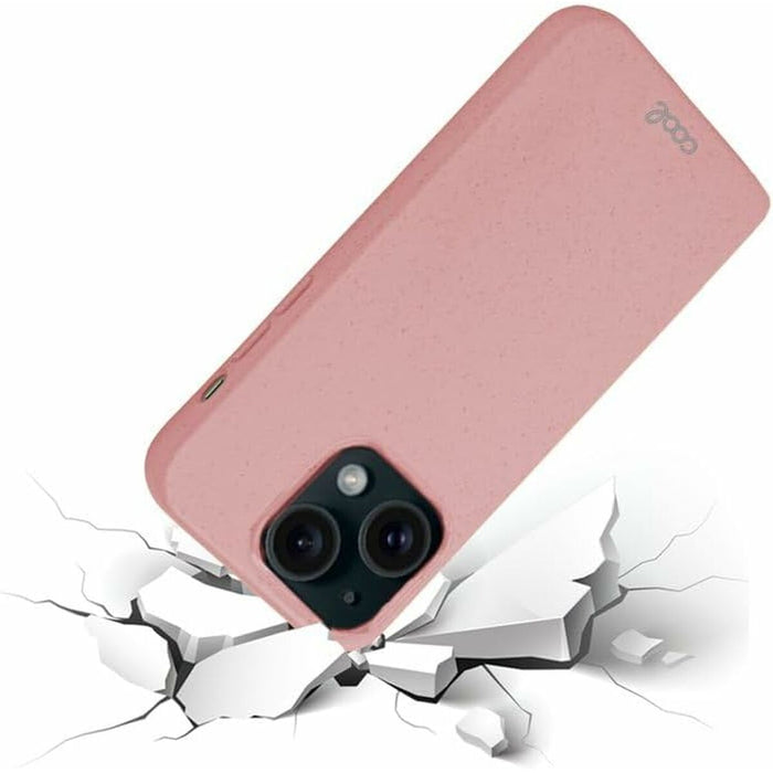 Husă pentru Mobil Cool iPhone 15 Roz Apple