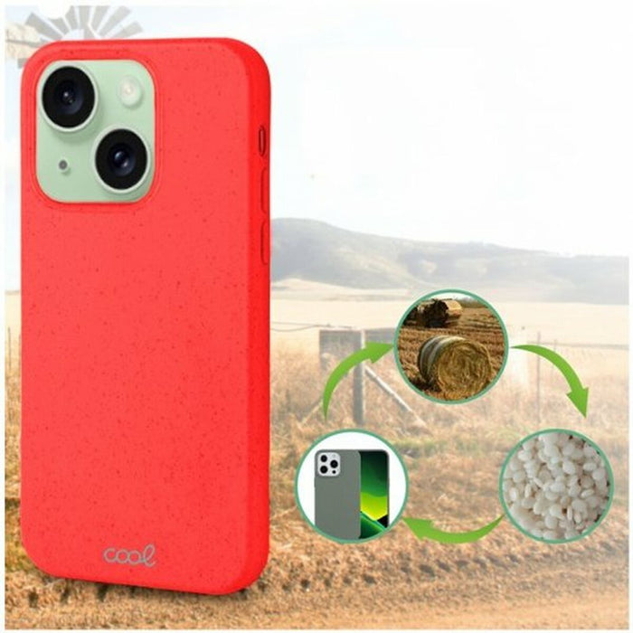 Husă pentru Mobil Cool iPhone 15 Plus Roșu Apple