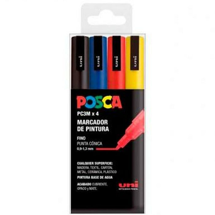 Set de markere POSCA PC-3M Multicolor