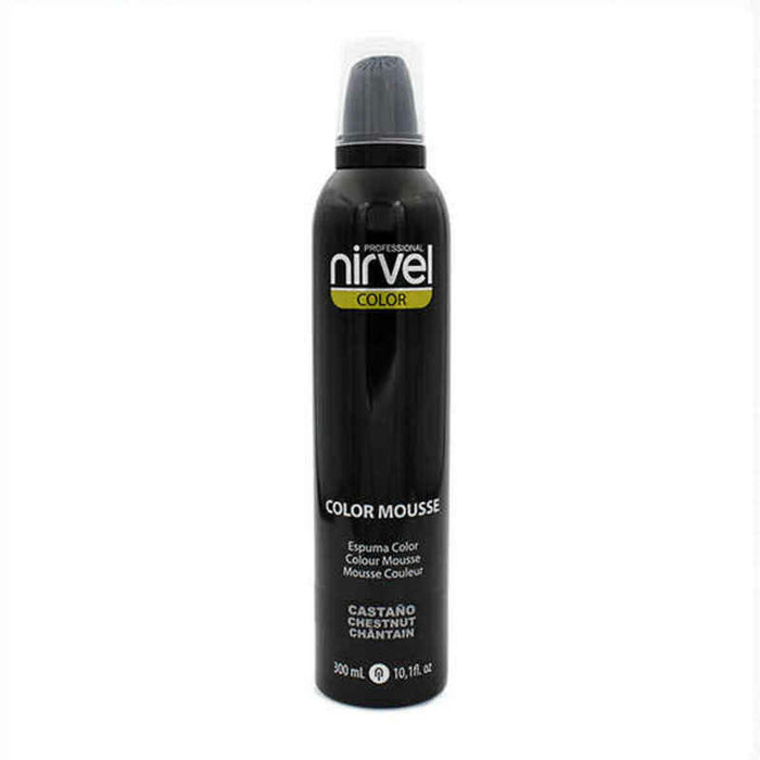 Pusiau laikinas dažas Nirvel Color Mousse Castaniu (300 ml)