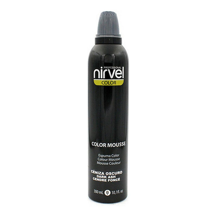 Spumă pentru Volum Color Mousse Nirvel Color Mousse Cenușiu întuneric (300 ml)