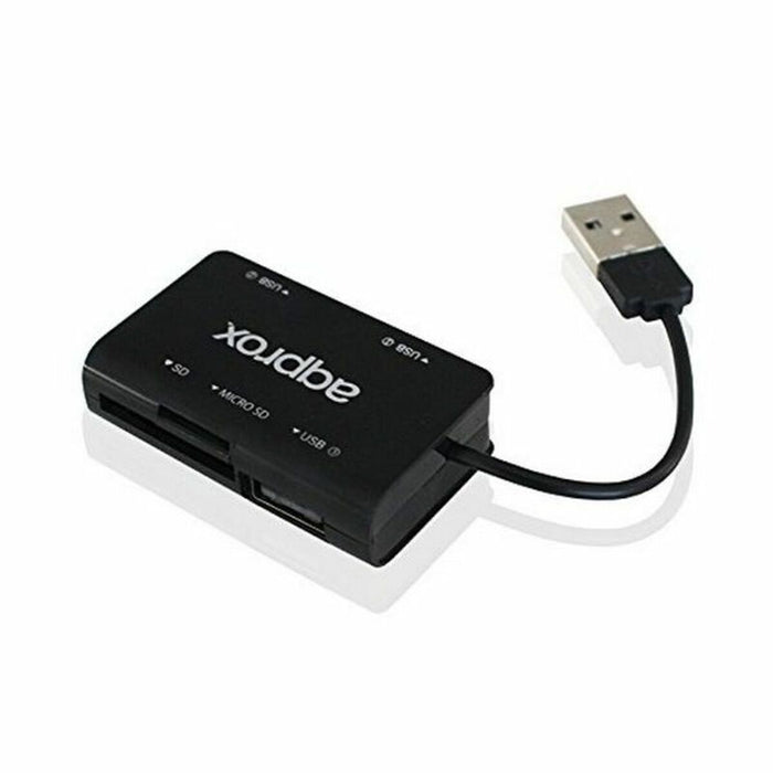 Hub USB approx! AAOAUS0122 SD/Micro SD Windows 7 / 8 / 10 USB 2.0