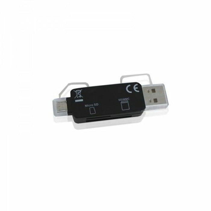 Cititor de Carduri approx! FLTLFL0083 APPC33 Micro SD/SD/MMC Micro USB 480 Mbps 32 GB Negru