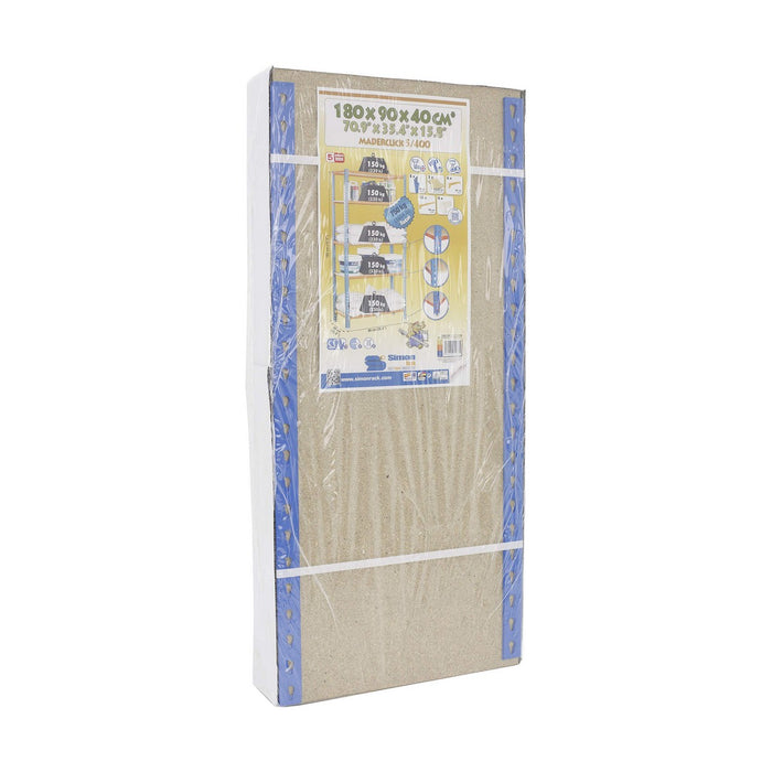 Raft Simon Rack Maderclick Plus 5/500 750 kg Metal 5 Rafturi Plăci aglomerate (200 x 100 x 50 cm)