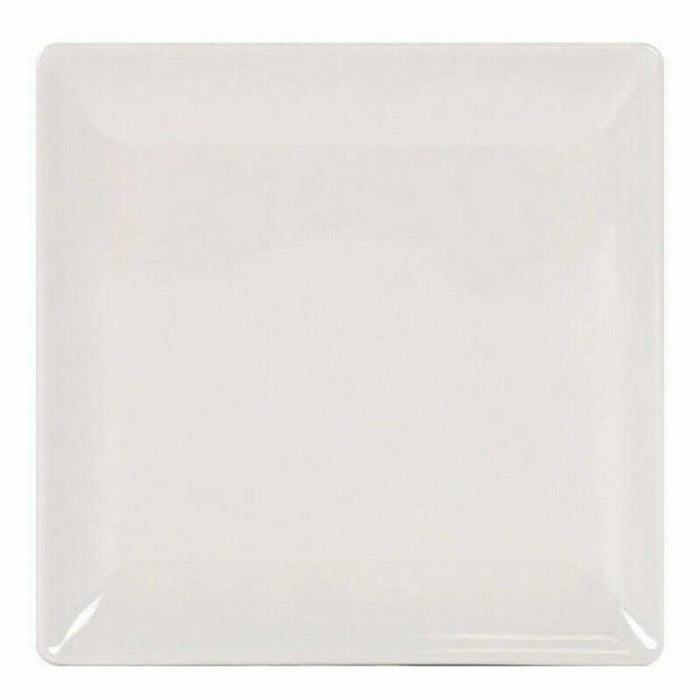 Platou Plat La Mediterránea Elite Gresie Fildeș 21 x 21 x 2 cm (6 Unități) (21 cm)