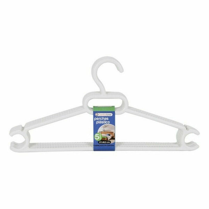 Umerașe Ruth Dem Ruth Alb Plastic 5 Piese 37 x 18,5 x 3 cm (12 Unități)