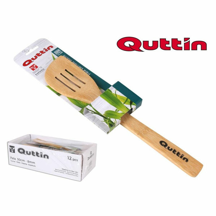 Paletă de bucătărie Quttin 50330 Bambus 30 x 6,2 x 0,8 cm (12 Unități)