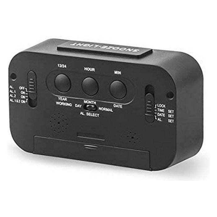 Radio Deșteptător ELBE RD668N 4,4" Negru