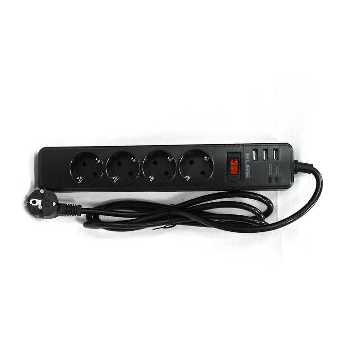 Placă de Circuit Prize 4 puncte de conectare cu întrerupător ELBE RE002 3600 W 220 V