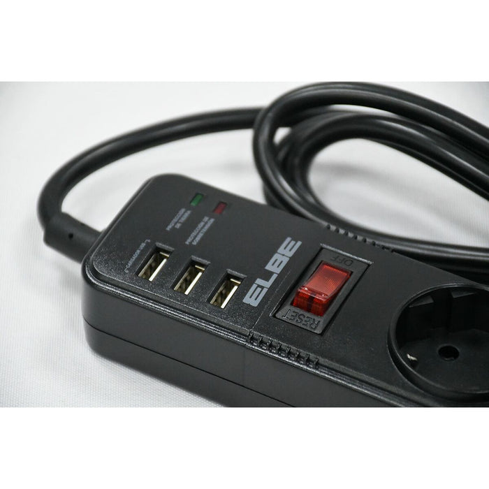 Placă de Circuit Prize 4 puncte de conectare cu întrerupător ELBE RE002 3600 W 220 V