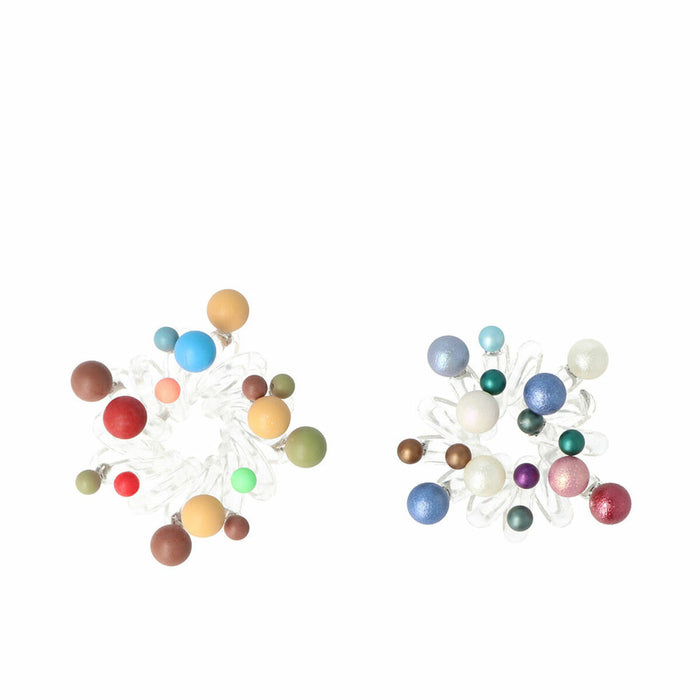 Elastic pentru Păr Inca   Multicolor Mingi (2 Piese)