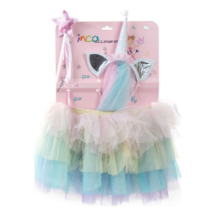 Tutu Inca Bailarina Unicornio Multicolor Unicorn 24-36 Luni (3 Piese)