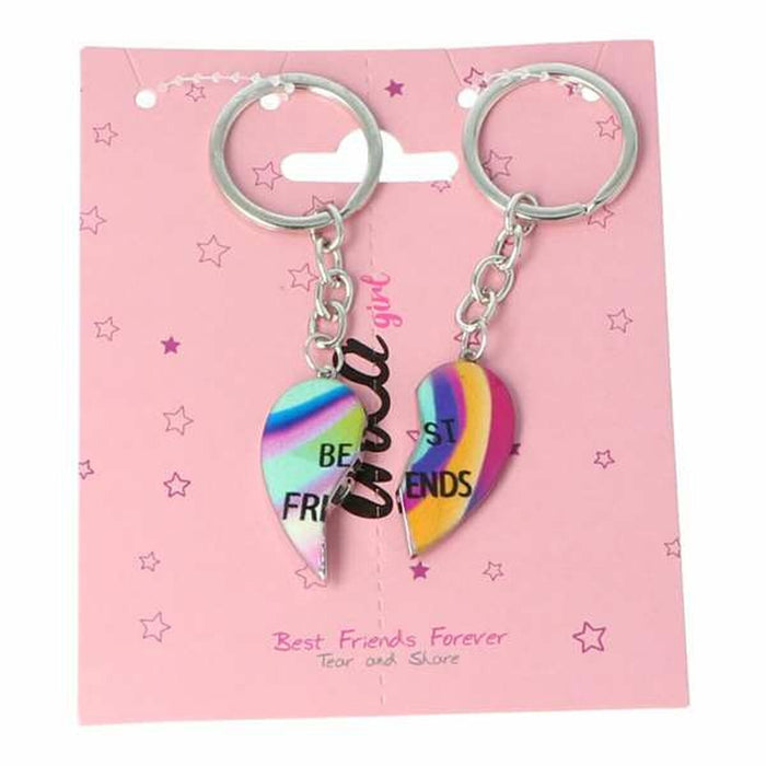 Breloc Inca Best Friends Forever Inimă 2 Piese