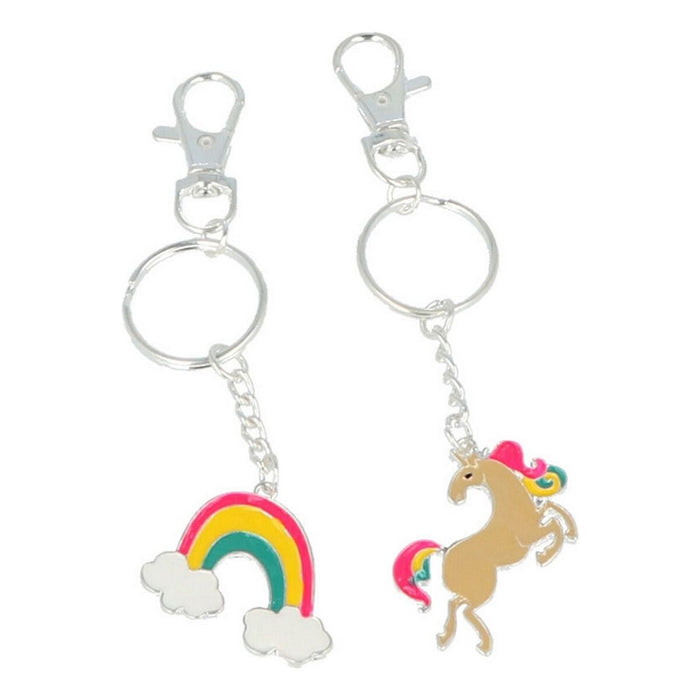 Breloc Inca Unicorn Curcubeu (2 pcs)