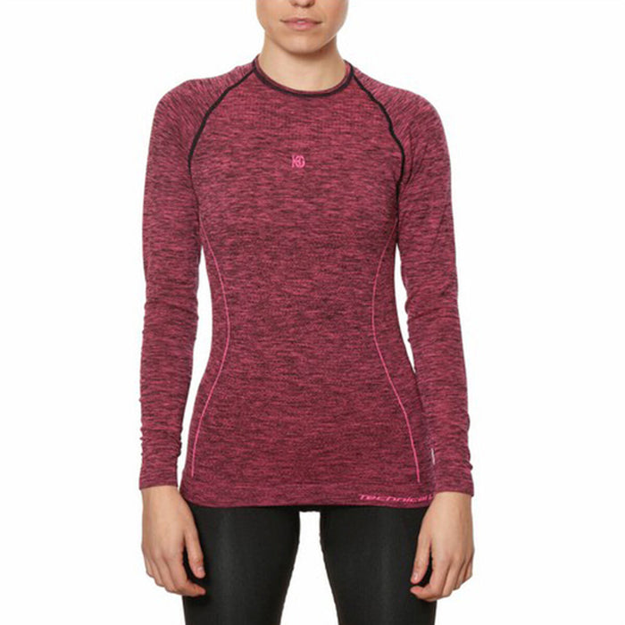 Tricou Termic Damă Sport Hg Hg-8052 Negru Magenta
