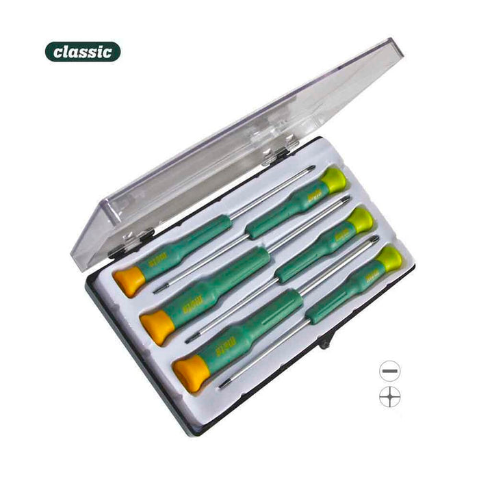 Set de șurubelnițe de precizie Mota DMV pH Plat 2 mm 3" 2,5 mm 1,5 mm 6 Piese