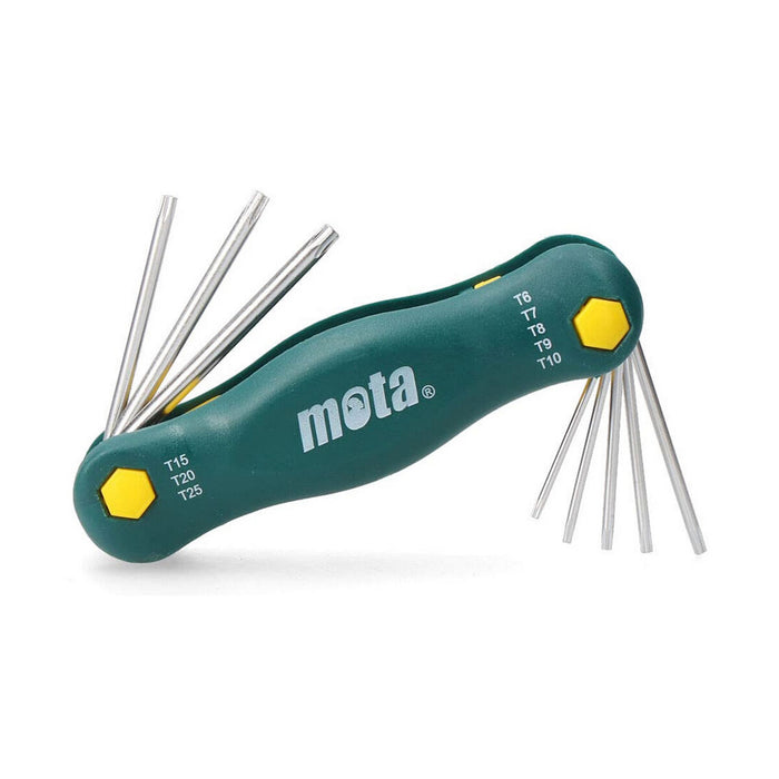 Set de taste Torx Mota LR81 Briceag T6-T7-T8-T9-T10-T15-T20-T25