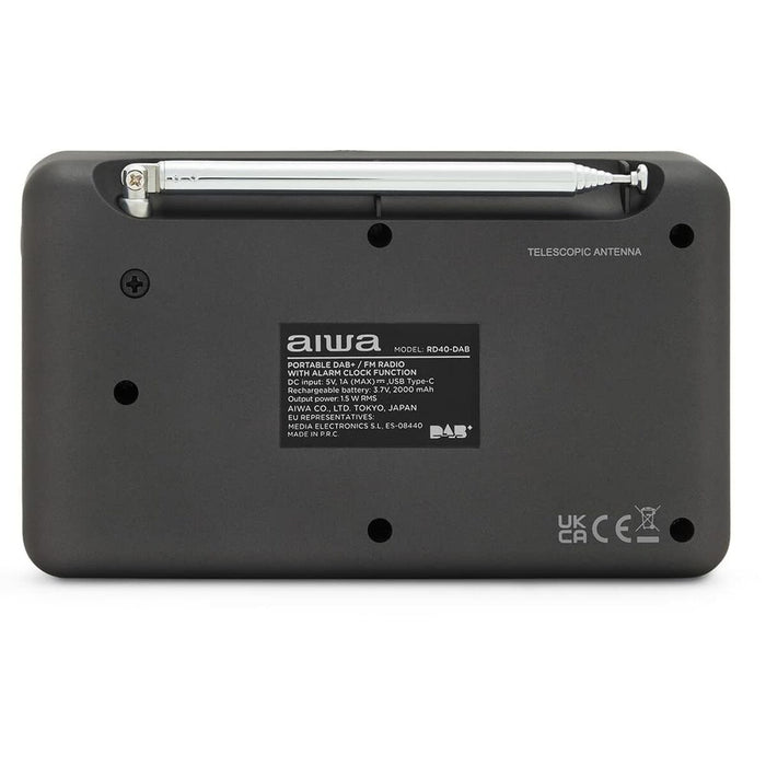 Radio Aiwa RD40DABBK Negru 2000 mAh