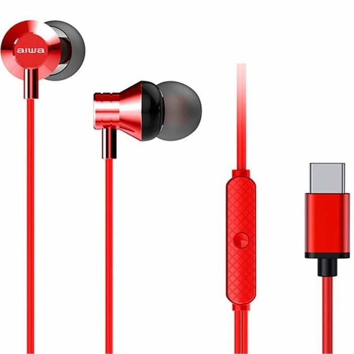 Căști Aiwa ESTM-50USB-C/RD Roșu