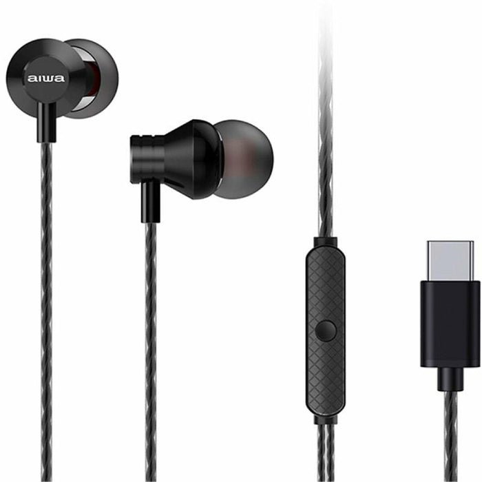 Căști Aiwa ESTM-50USB-C/BK Negru