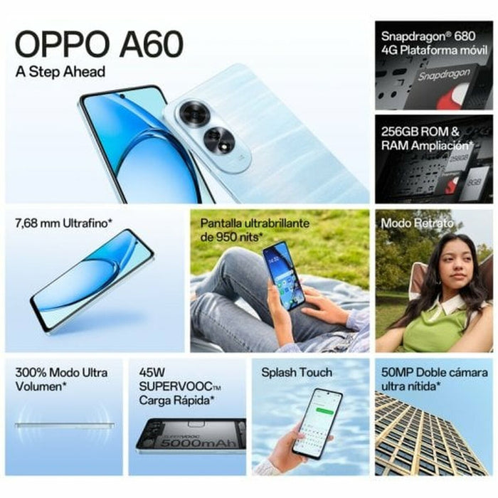 Smartphone Oppo 6,7" Octa Core 8 GB RAM 256 GB Albastru