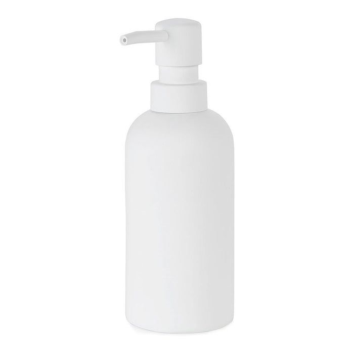 Dozator de Săpun Andrea House Mat Alb ABS 330 ml Polirășină (Ø 6,5 x 18,5 cm)